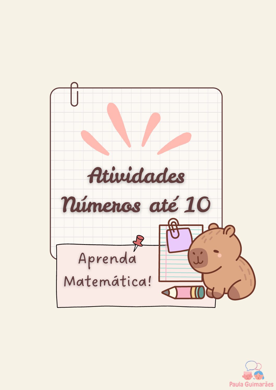 Aprendendo os números de 0 a 10.