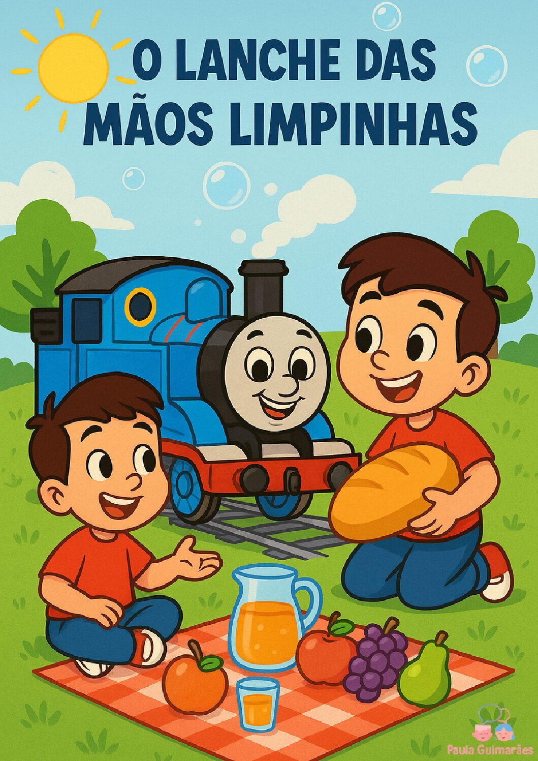 História social - O lanche das mãos limpinhas