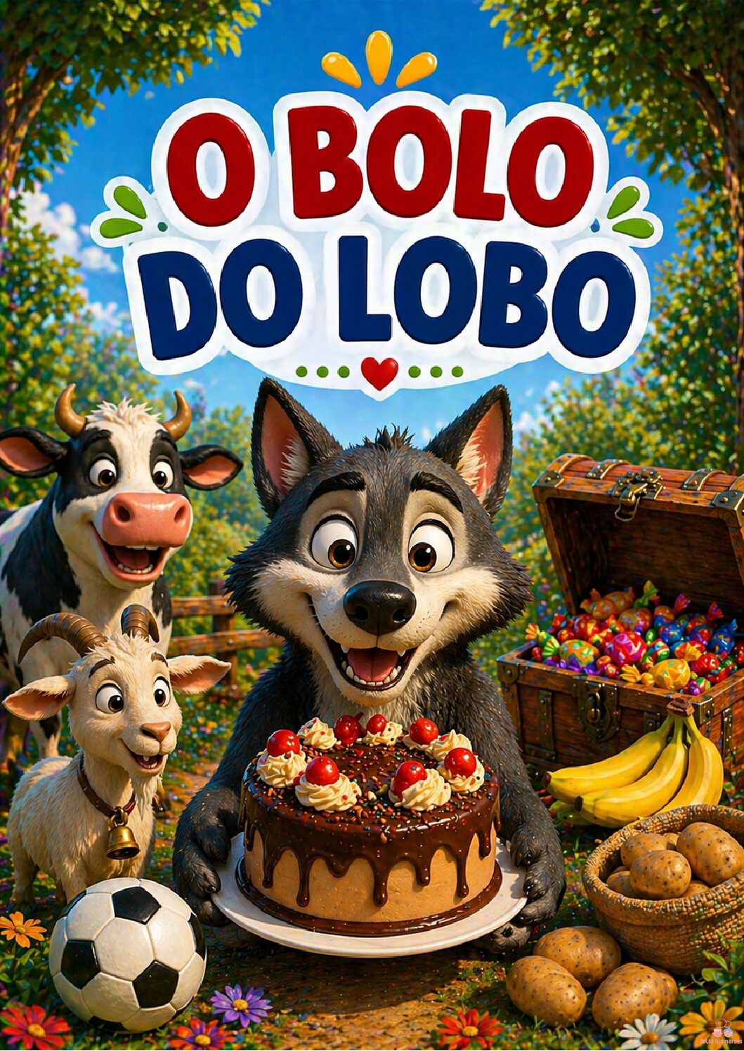 Livro o bolo do lobo