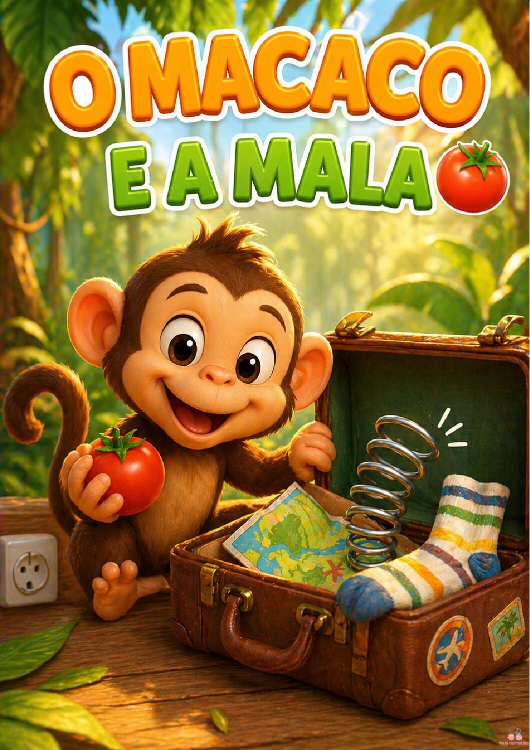 Livro o macaco e a mala